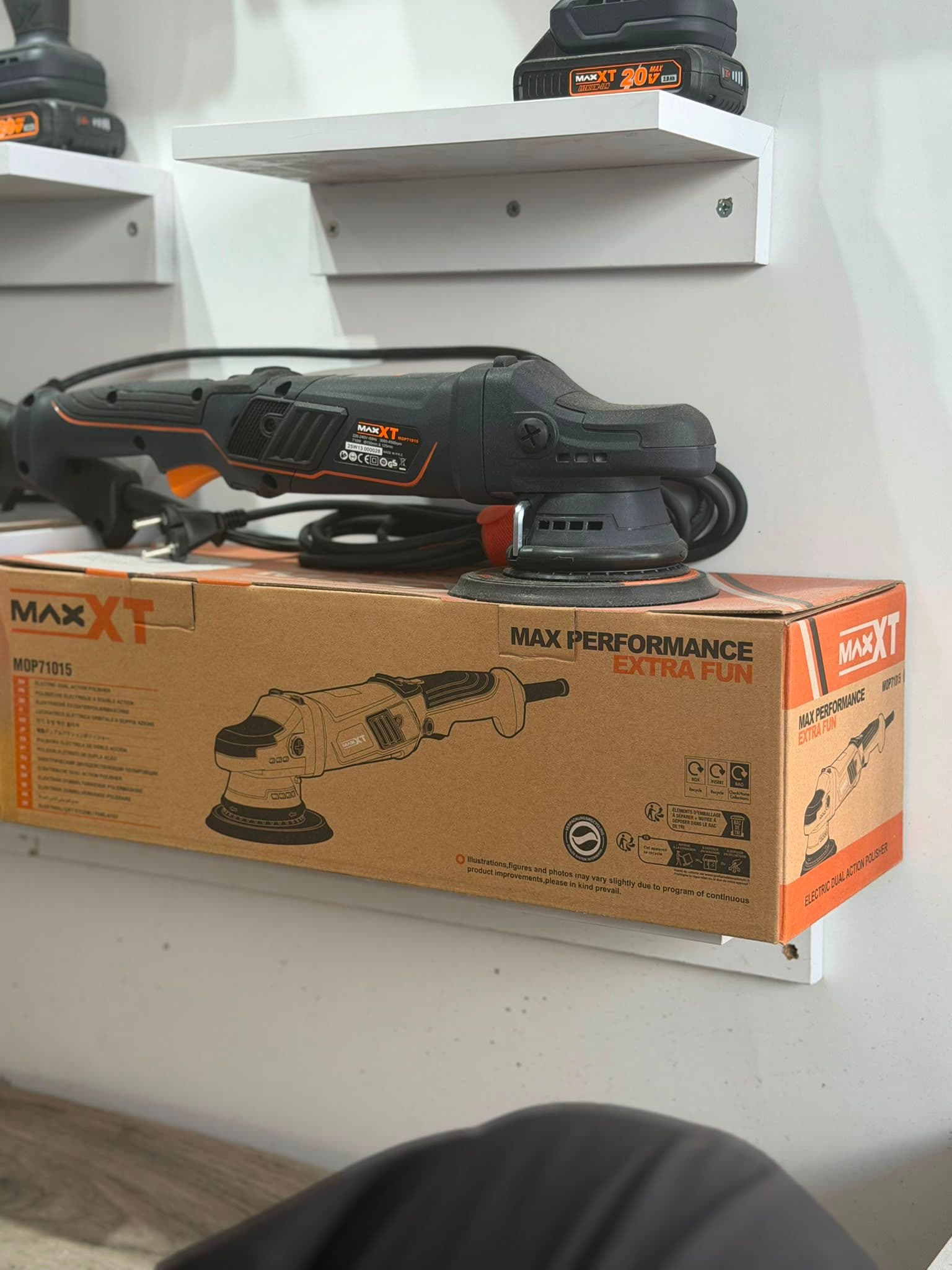 MAX-XT ELEKTRİKLİ ORBİTAL POLİSAJ MAKİNASI — görsel 1