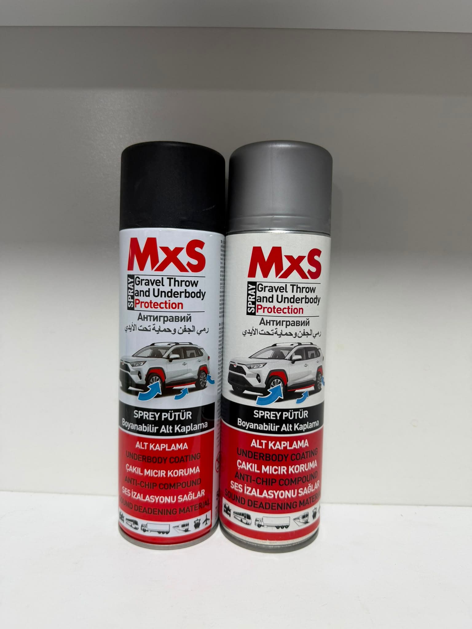 MXS SPREY PÜTÜR GRİ-SİYAH 500ML — görsel 1
